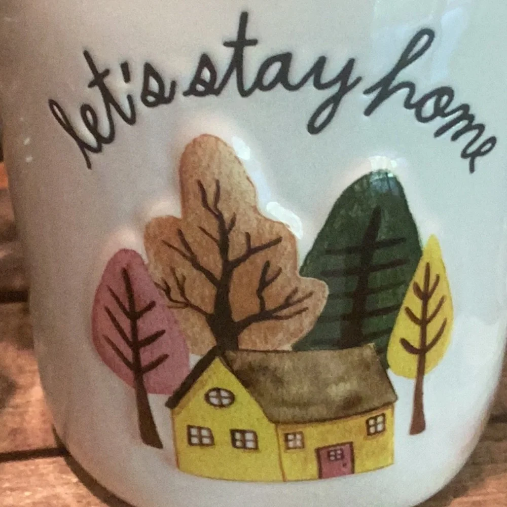 Rae Dunn “let’s stay home” fall mug